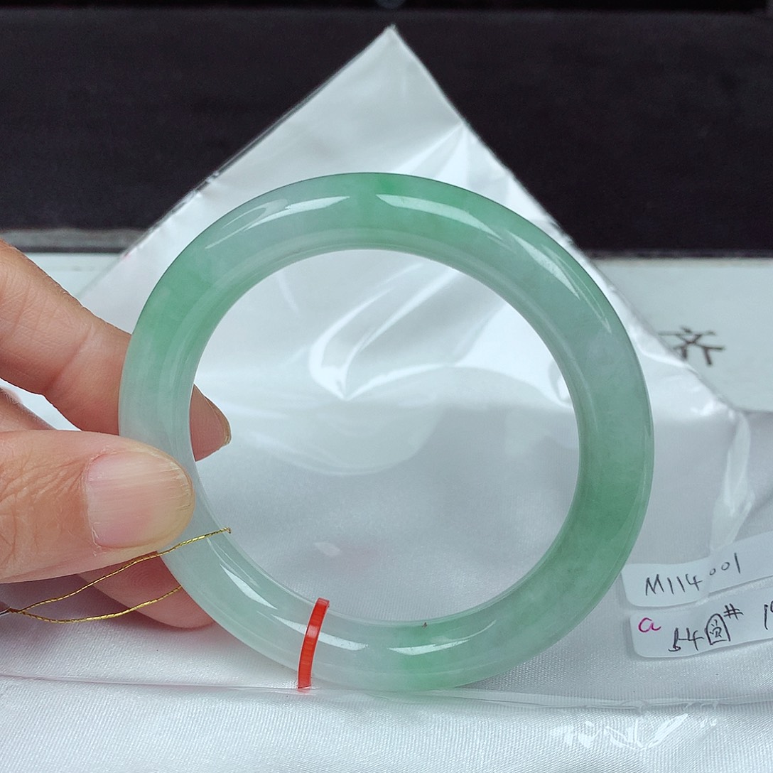 未镶嵌手镯翡翠54圈4001