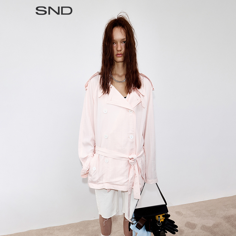 【WEARABLE EVENT 设计师品牌】SND AW25 大廓型短款风衣女款