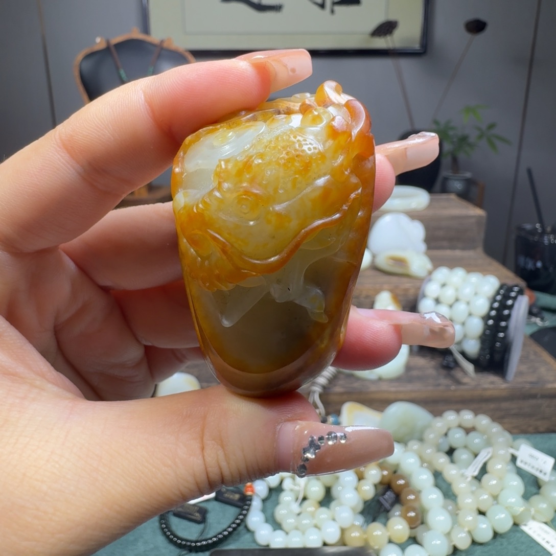 和田玉把件未镶嵌