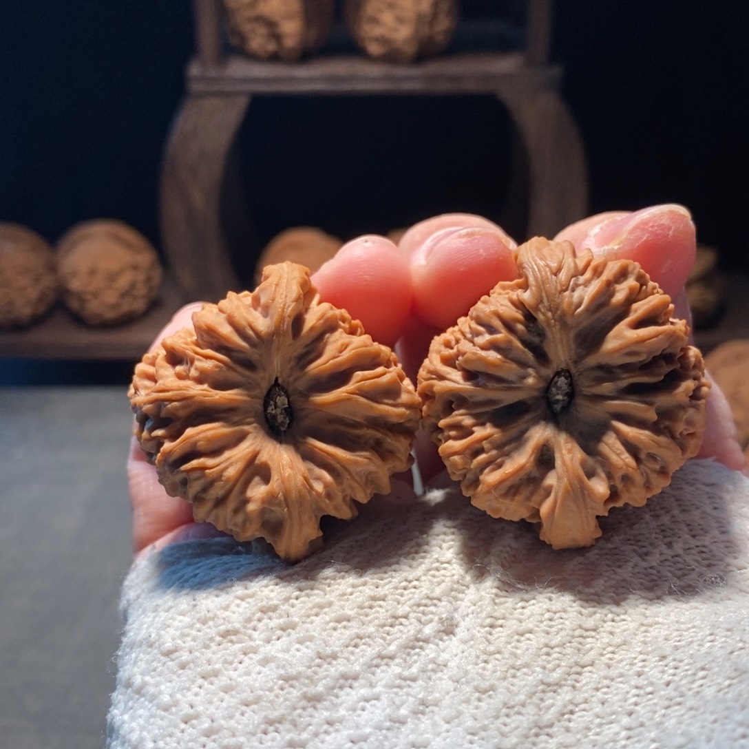 *****核桃南疆石凹底狮子头