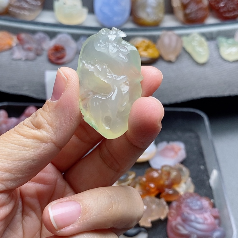 【闪购商品】未镶嵌吊坠定制玛瑙