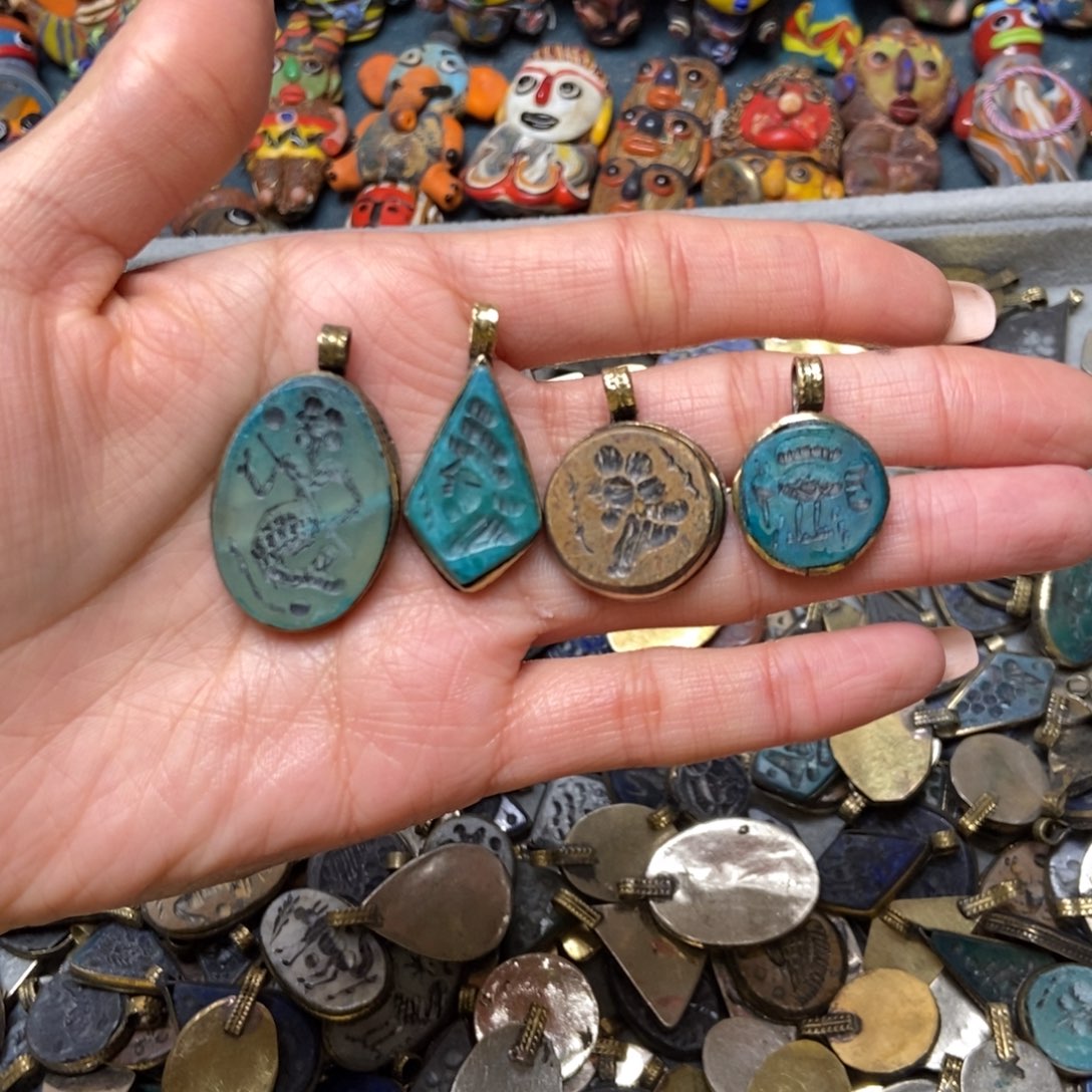 颈饰琉璃萨珊印章10