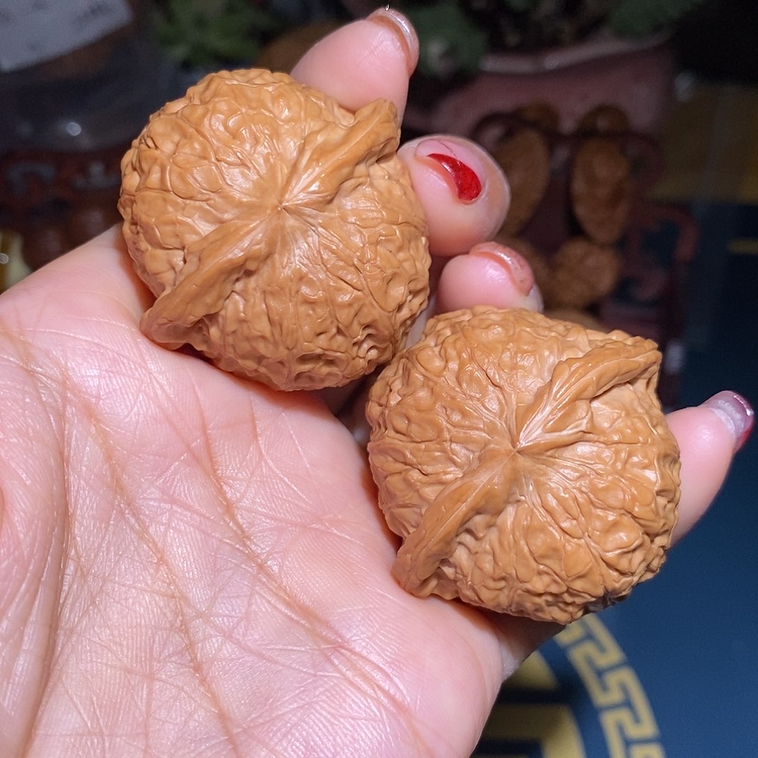 文玩核桃把件41南瓜墩