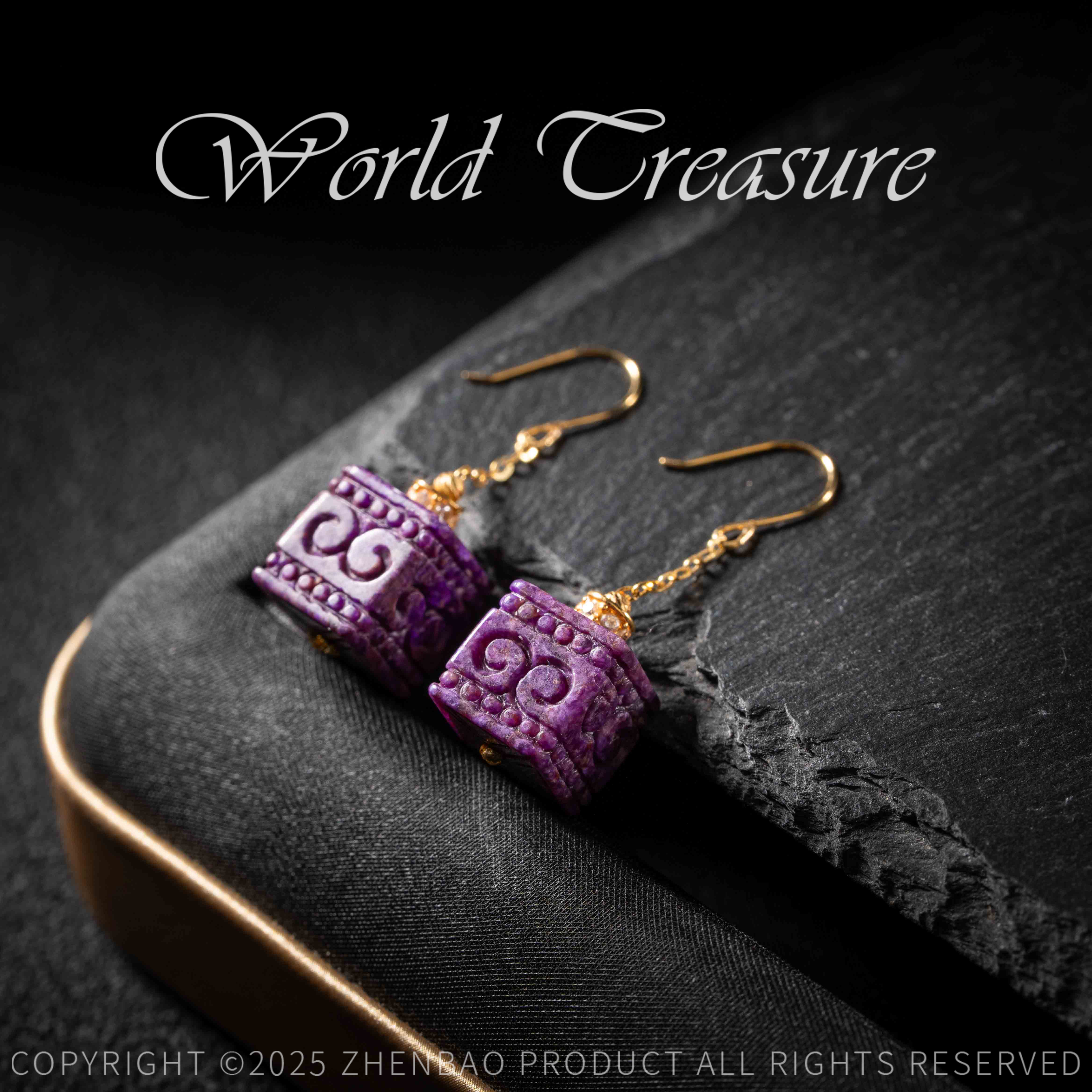 【韵洁珠宝】舒俱来方块耳钩/C2476/多样性发一件