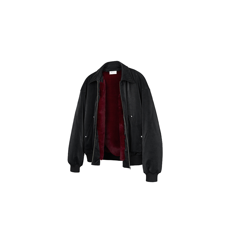 冬装美式1500g仿水貂毛大理石座山雕棉服男女"一件过冬" 加绒加厚