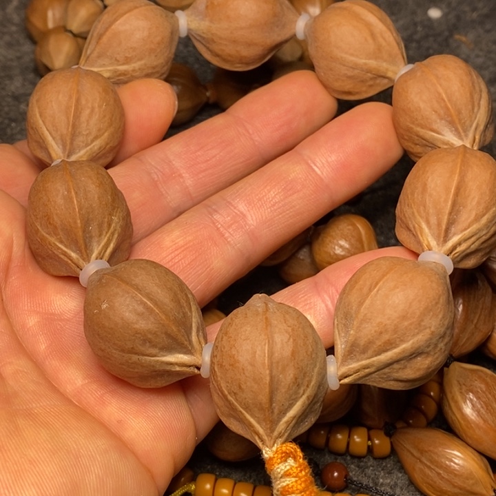 橄榄核手串2.3铁核33号