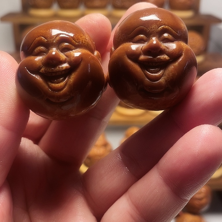 橄榄核手串/手链开心笑佛