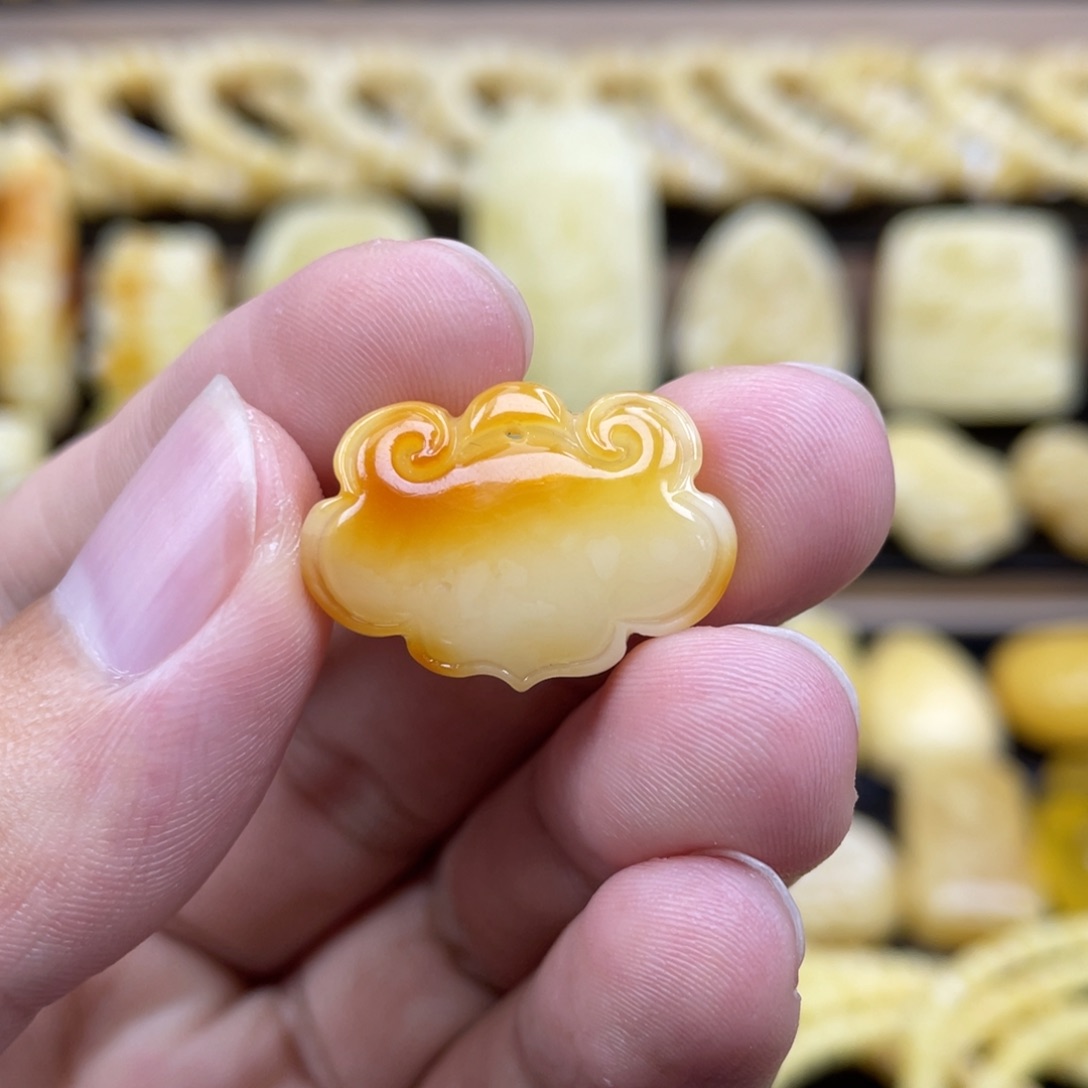 裸石琥珀未镶嵌琥珀蜜蜡
