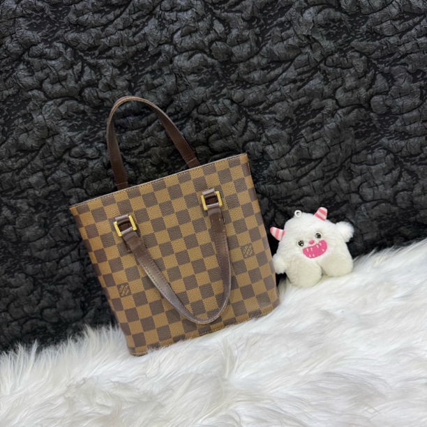 95新 LouisVuitton/路易威登 LV棋盘格维维安手提包