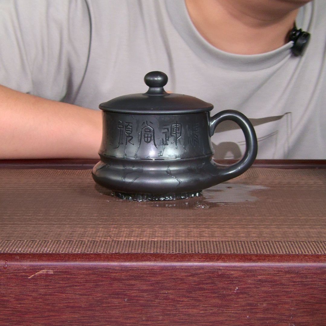 茶杯紫砂高货放漏