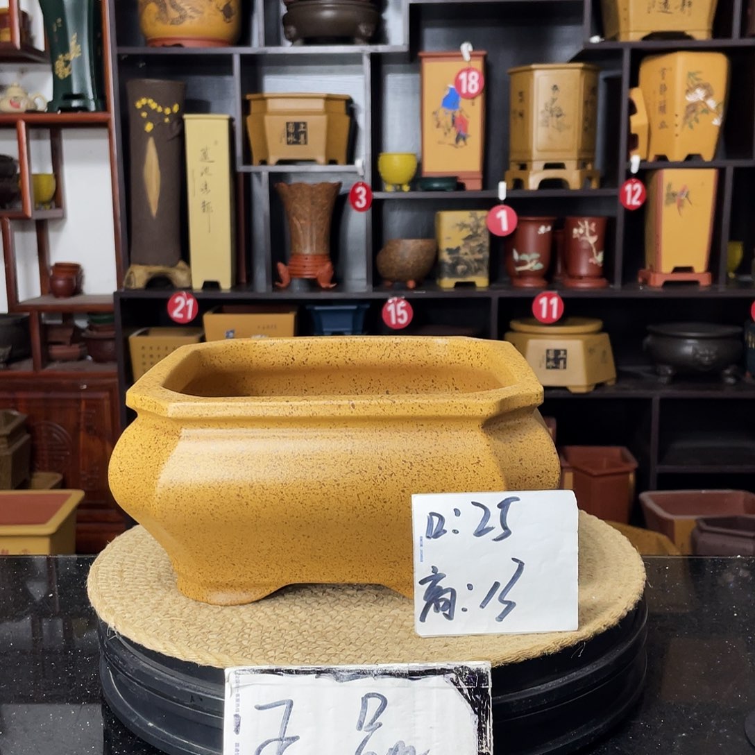 紫砂D-婉秋紫砂砂花盆