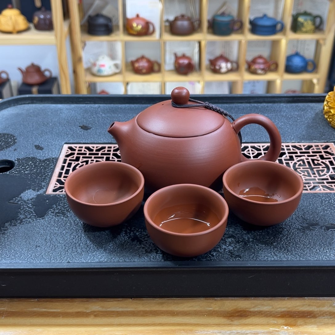 紫砂紫砂220ml西施（一壶三杯）