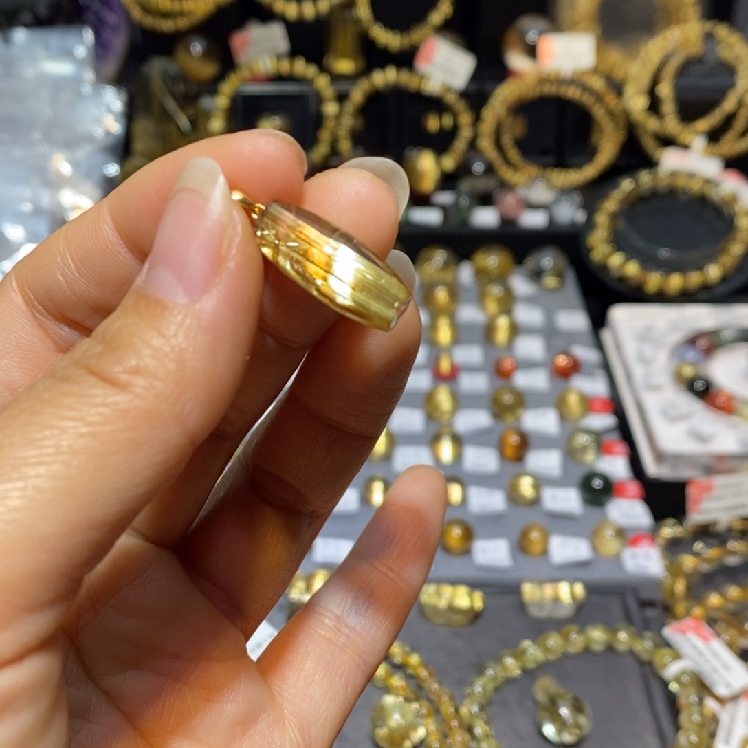 水晶未镶嵌手链吊坠