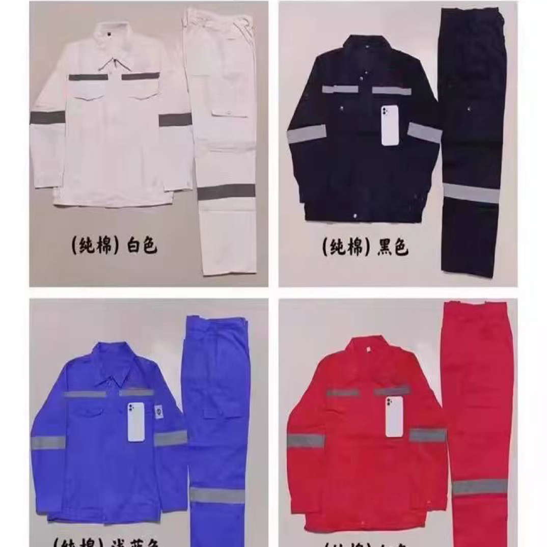 春秋全棉翻领套装耐磨耐穿放烫工厂车间工作服工装制服长袖高质感