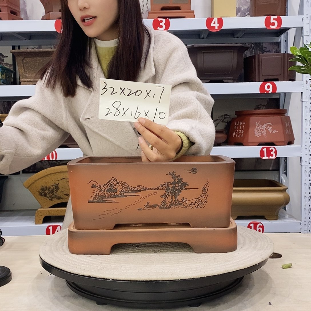 紫砂花盆紫砂花盆