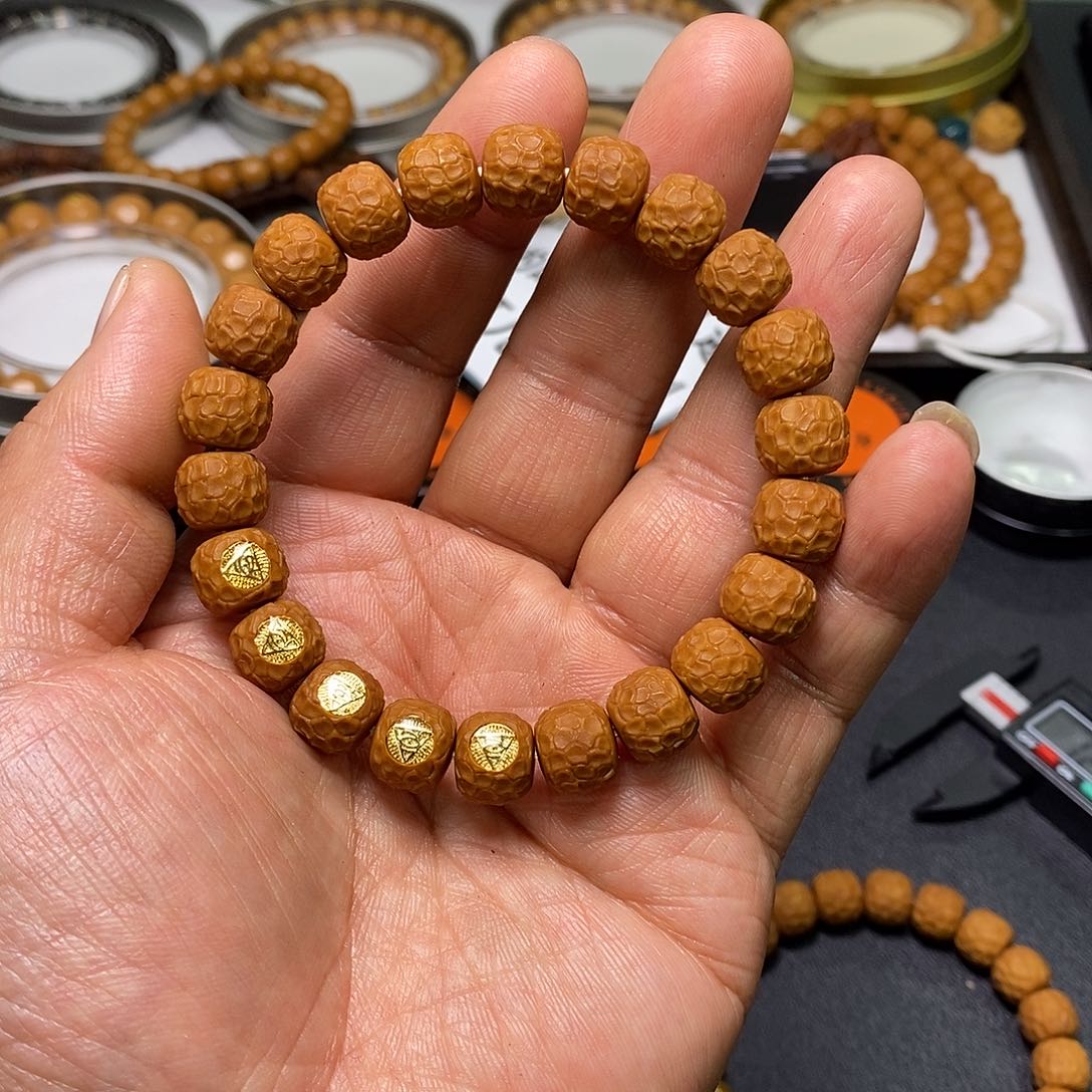 猴头核桃手串龙鳞60H五标