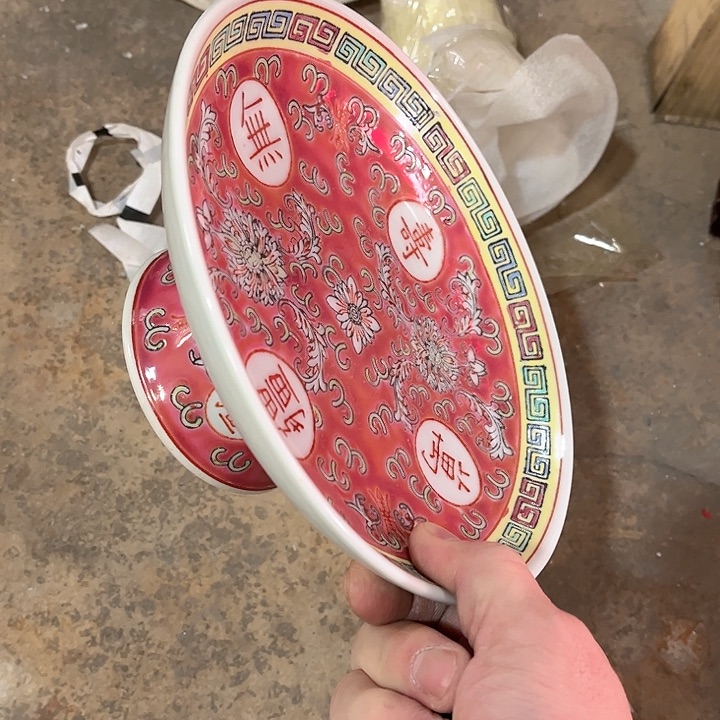 瓷片景德镇陶瓷果盘