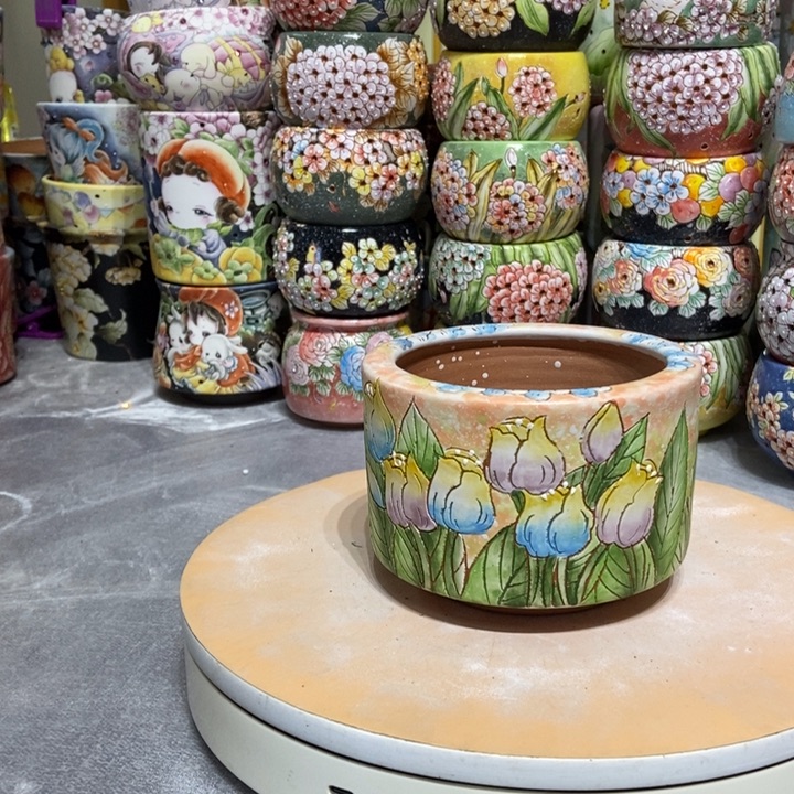 景德镇艺术手绘作品