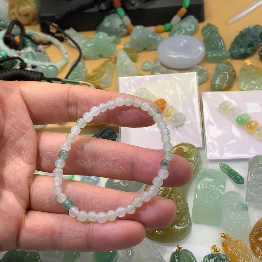 未镶嵌手链翡翠手串