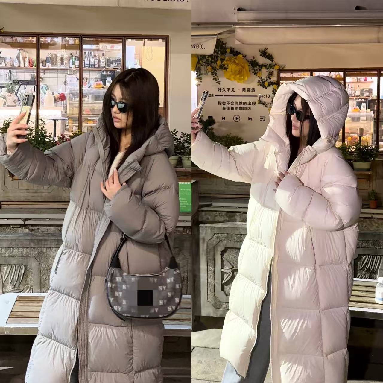 升级面料90白鸭绒云朵泡芙五防面料长款羽绒服