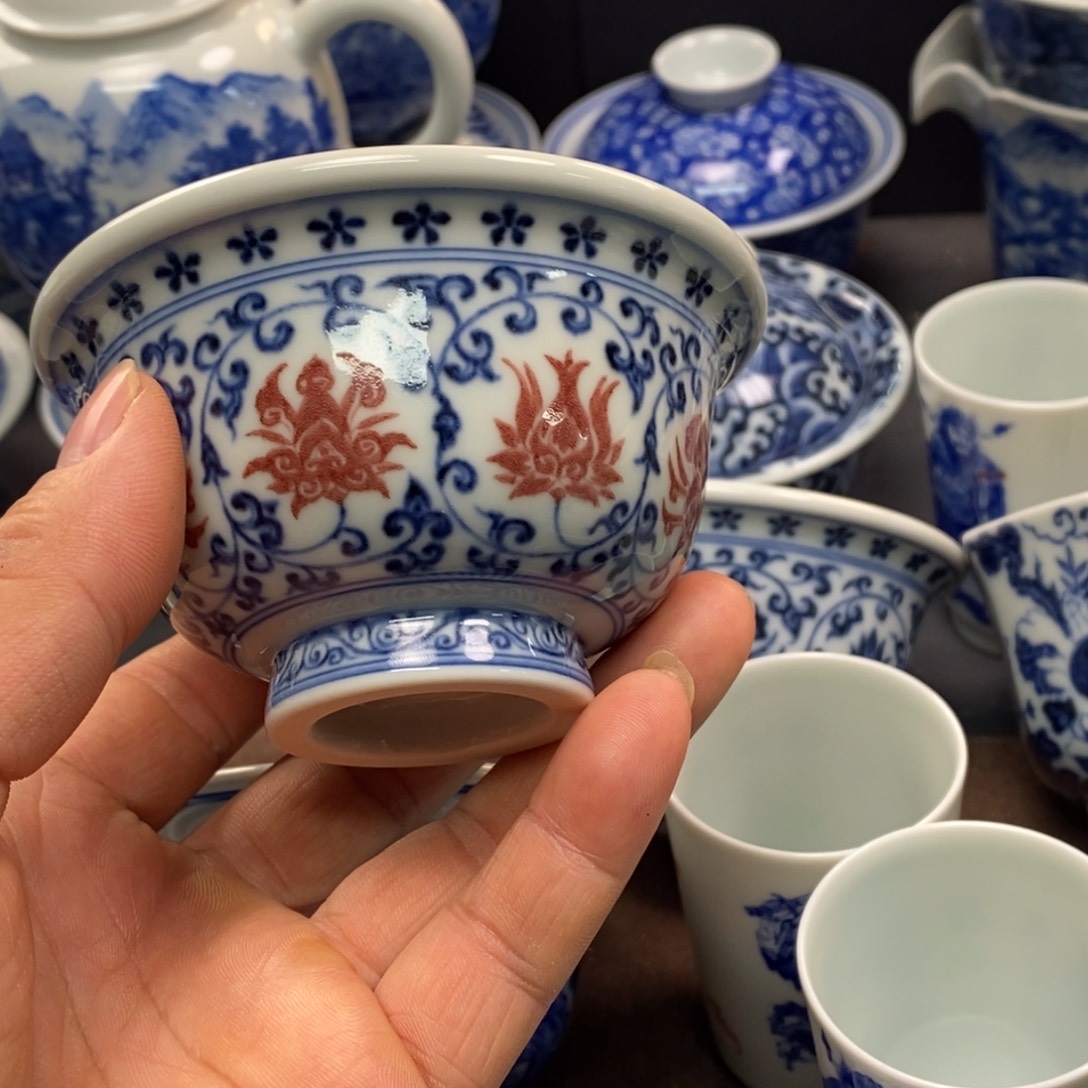 景德镇柴窑微瑕主人杯