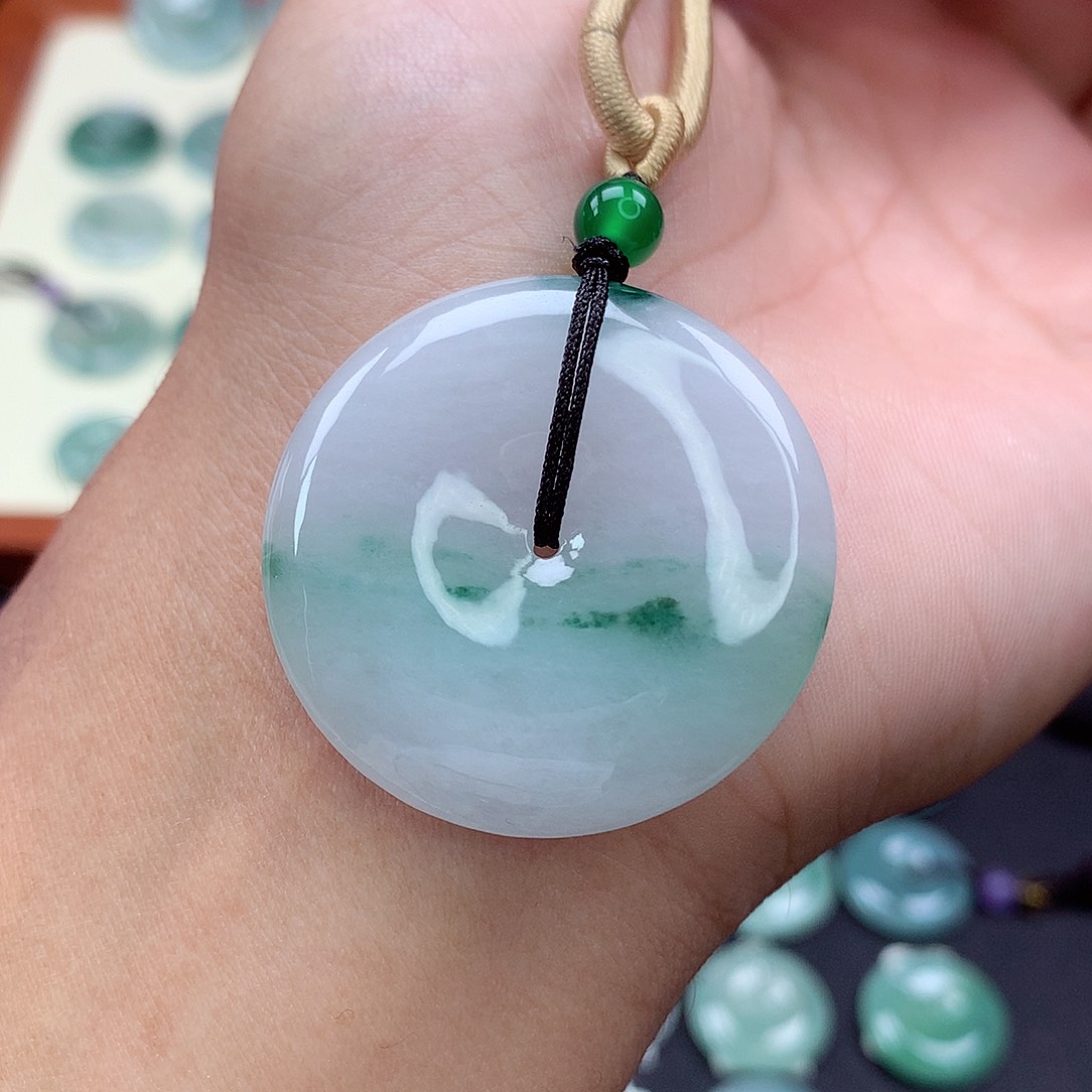 颈饰未镶嵌翡翠12 尺寸37-6.7