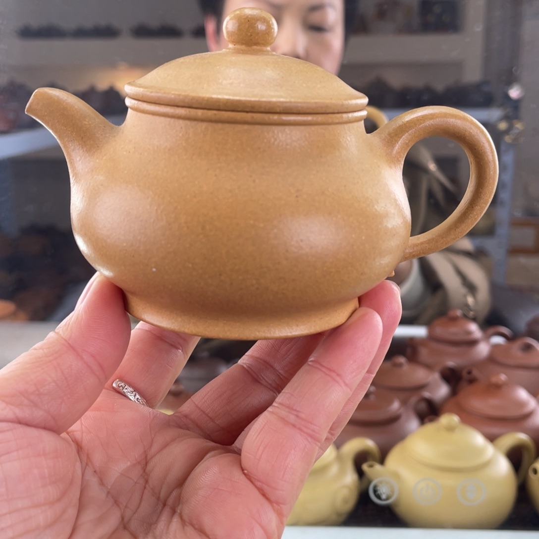 茶壶紫砂黄金段潘壶150cc