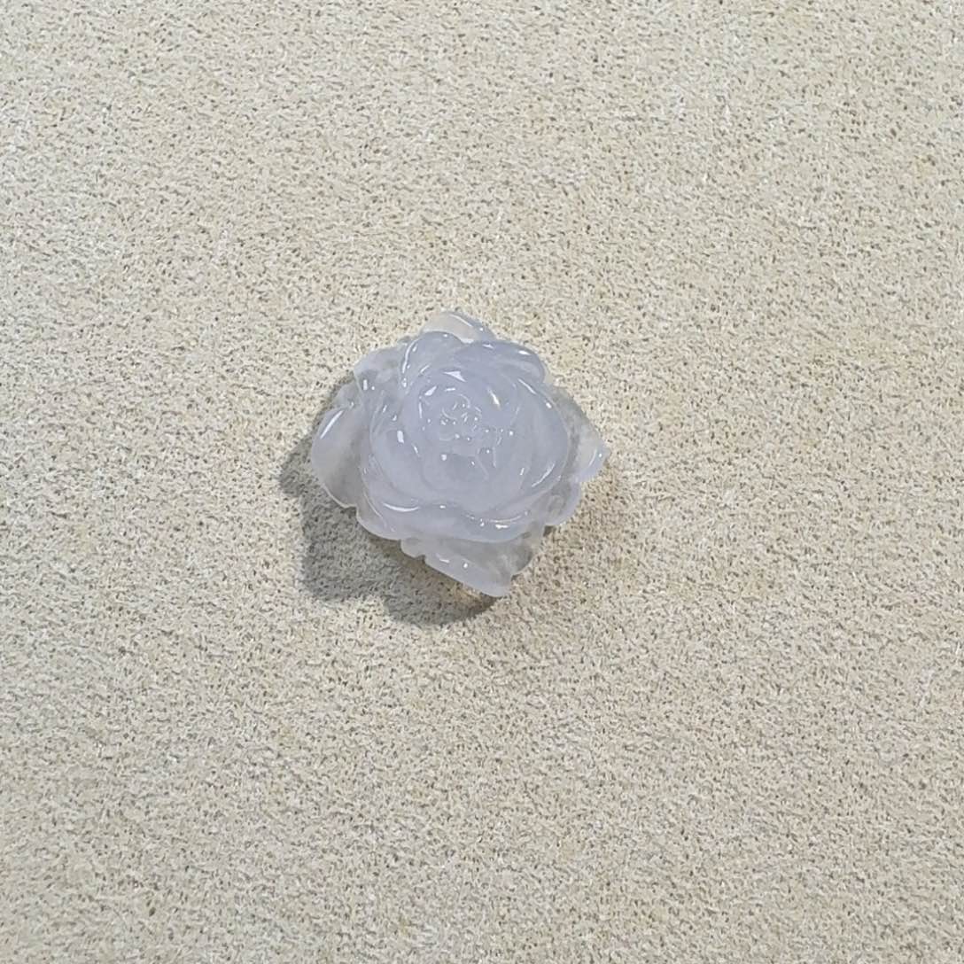 翡翠未镶嵌颈饰田*天然A货翡翠花花裸石