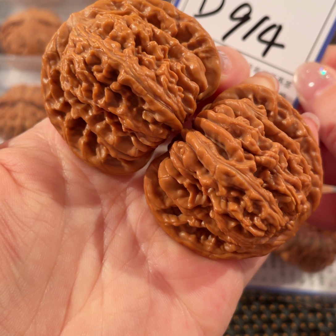 把件文玩核桃D914四座楼45