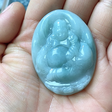 翡翠颈饰未镶嵌天然缅甸翡翠a货