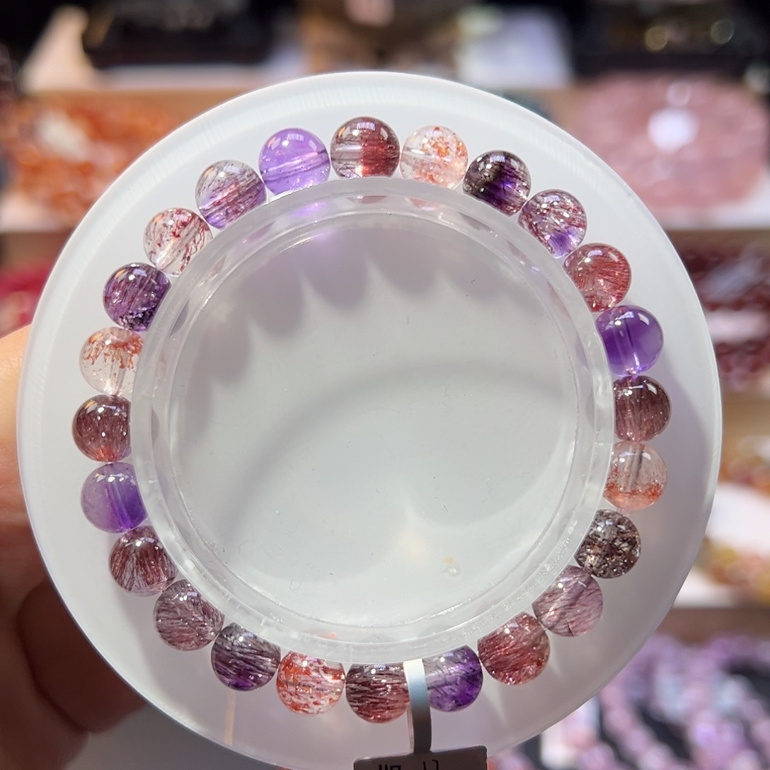 是***呀水晶手串未镶嵌祖宗级顺发超七7.5mm