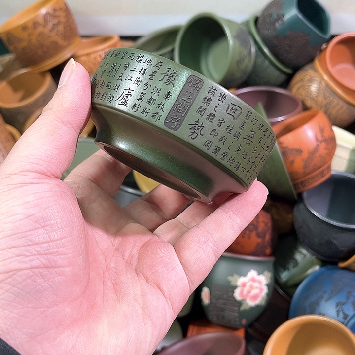 茶杯紫砂全手工紫砂主人杯