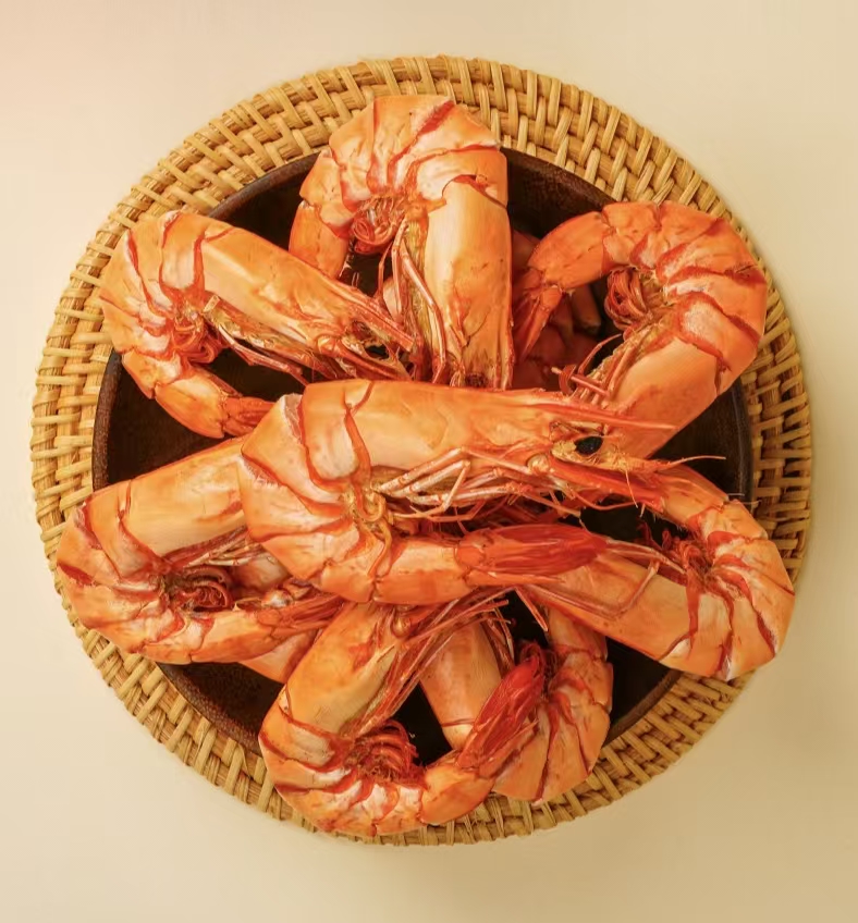 林哥九节虾中大虾48-54只/斤原味九节虾250/500g即食海味虾干