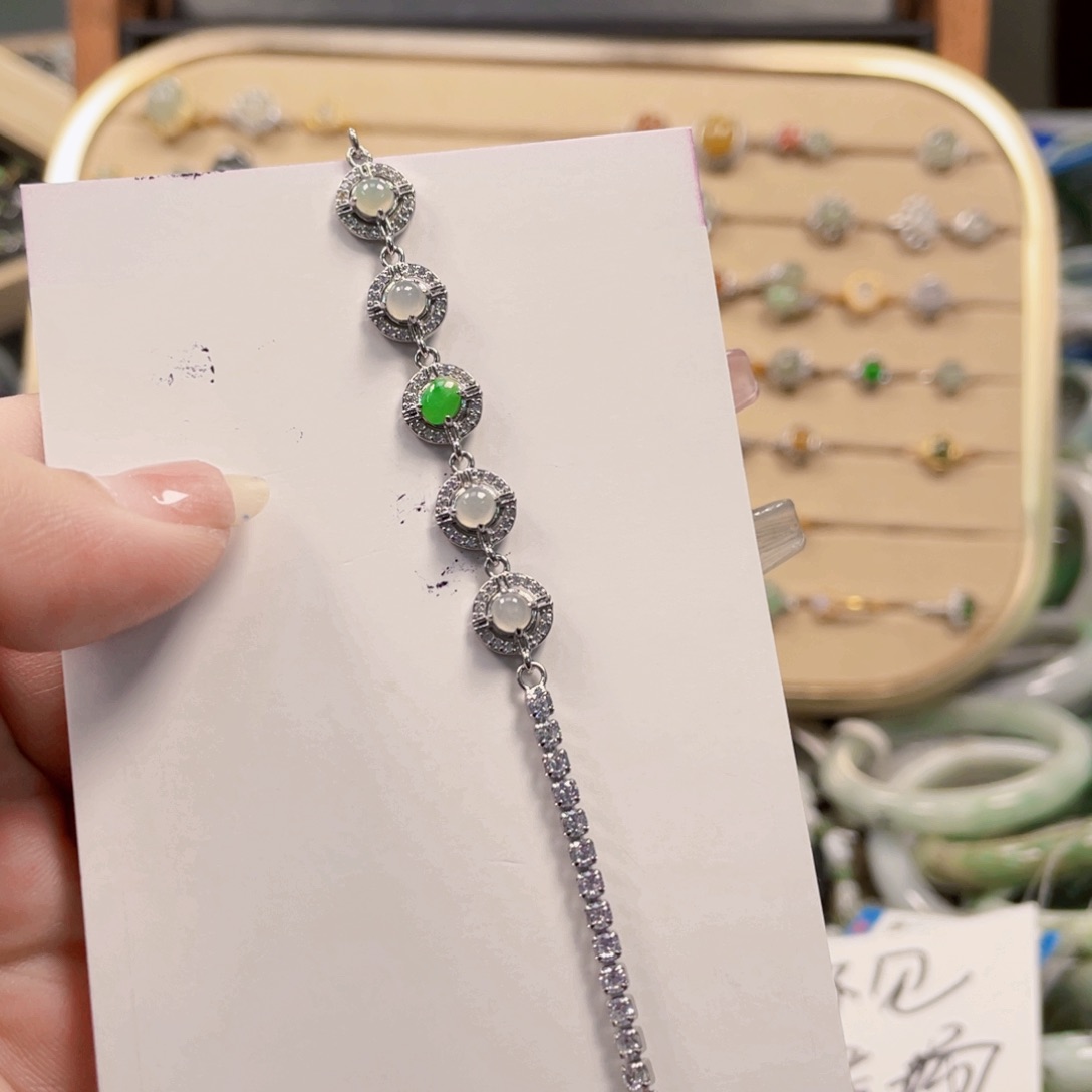 翡翠未镶嵌戒指天然翡翠