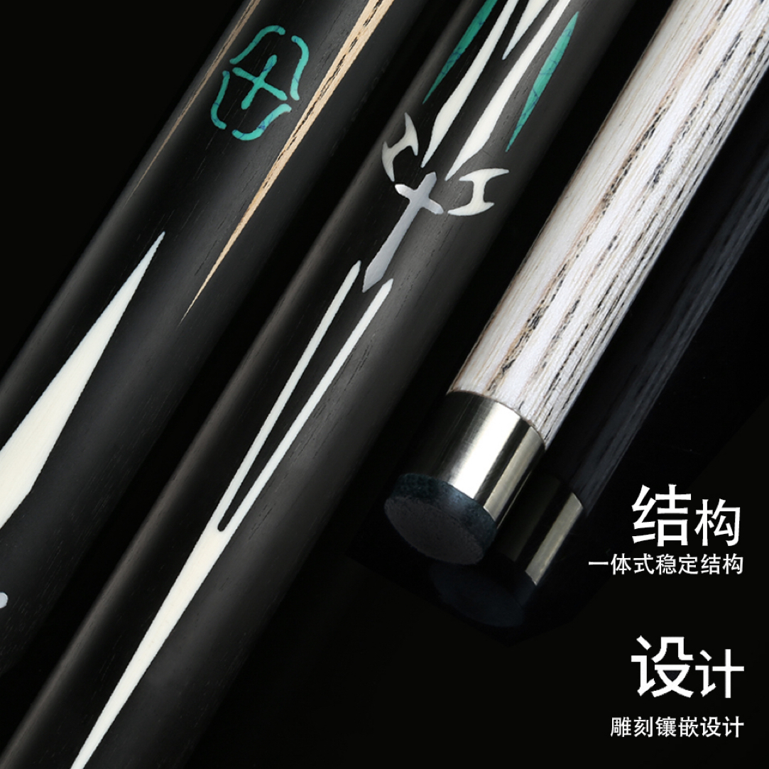 十字军系列CSX-骑士小头准度入门高品质中式九球台球杆