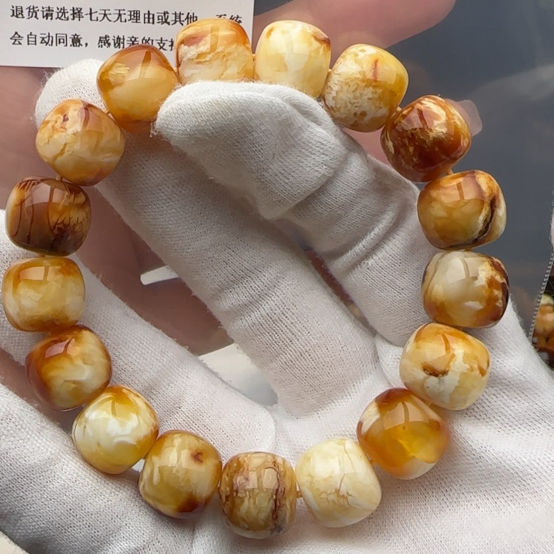琥珀裸石未镶嵌琥珀蜜蜡