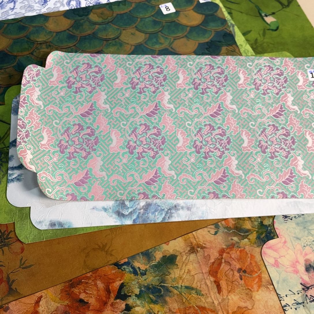 蝶恋花，竹韵，福禄双全23×50