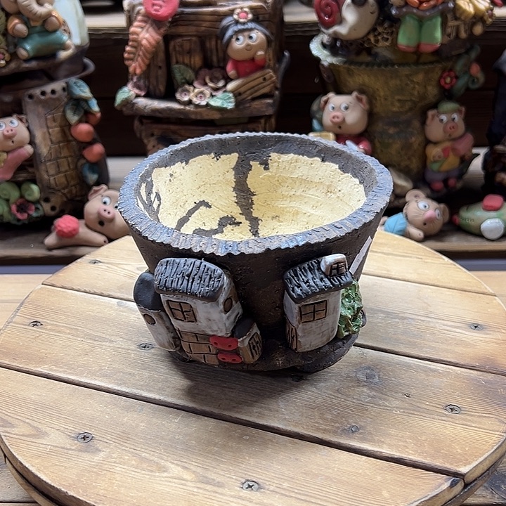 嘻哈多肉花盆百搭