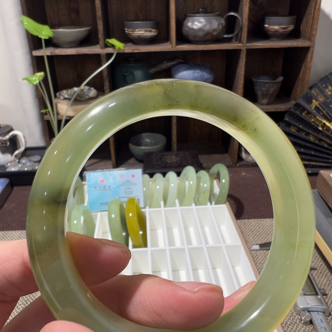 岫玉合金手镯多结构