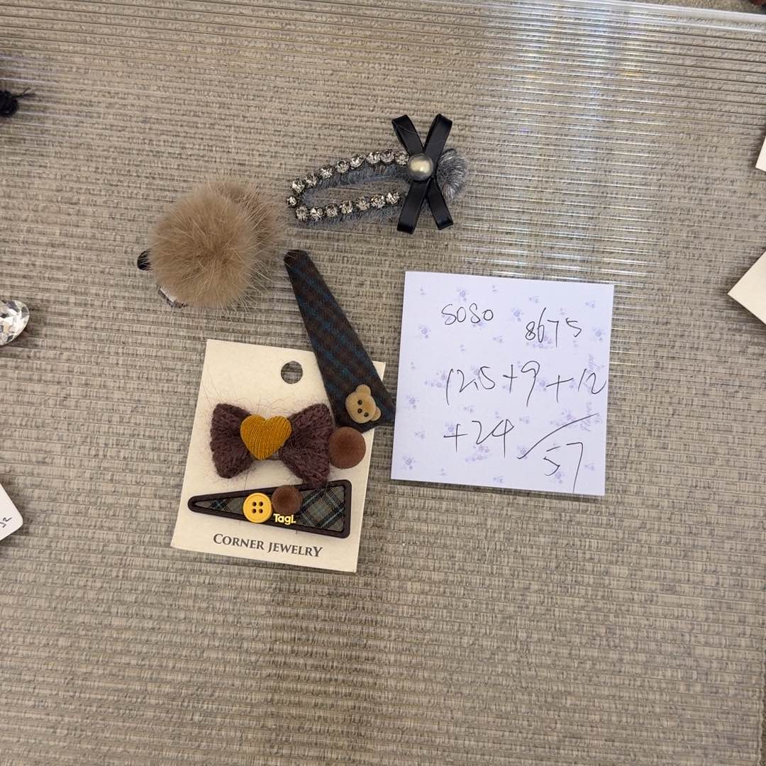 皮质铁合金发夹发夹