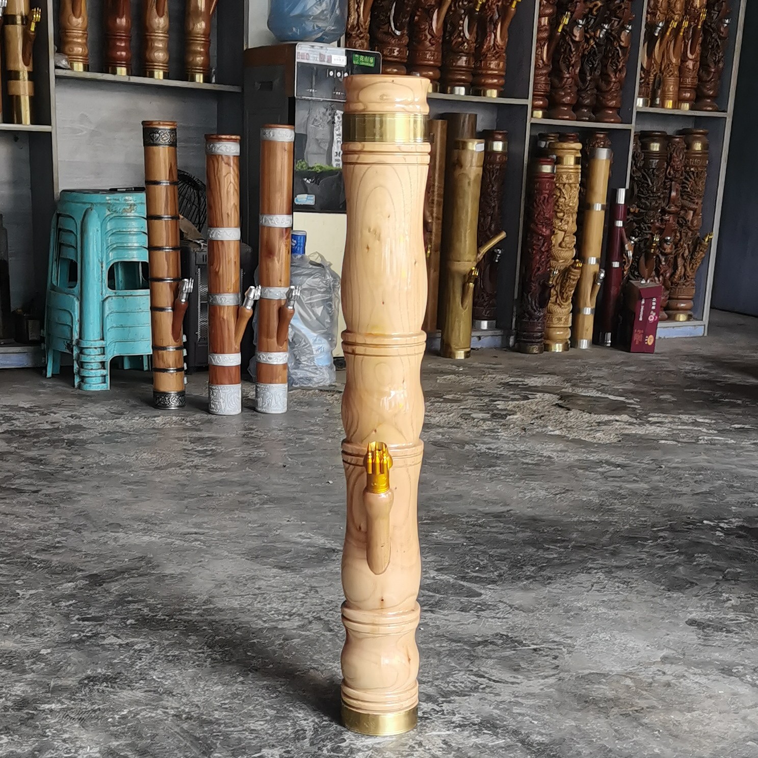 红春木花瓶款，木纹非常漂亮