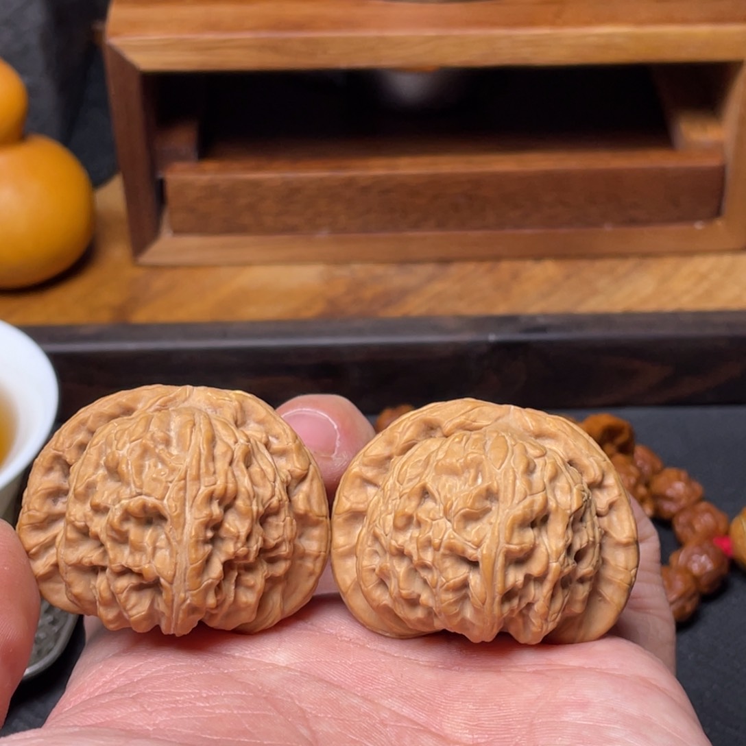 文玩核桃吊坠41全品白狮子