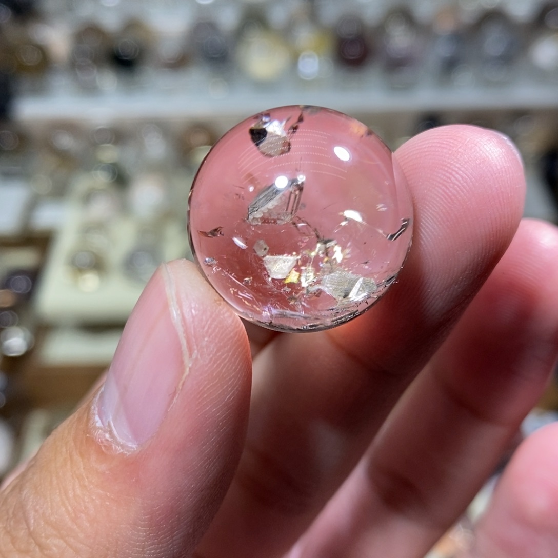 未镶嵌珠宝半成品水晶21.5m