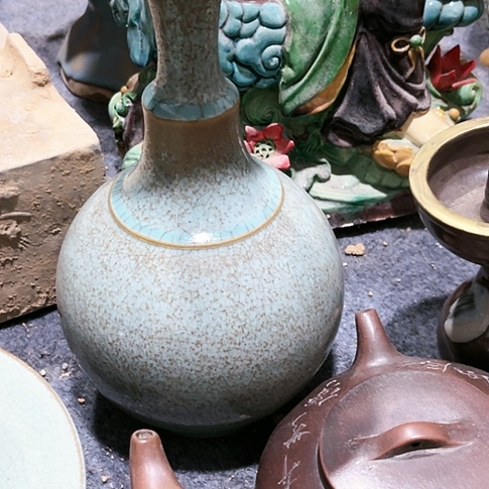 瓦当摆件摆件茶桌茶台陶瓷鑫*姐