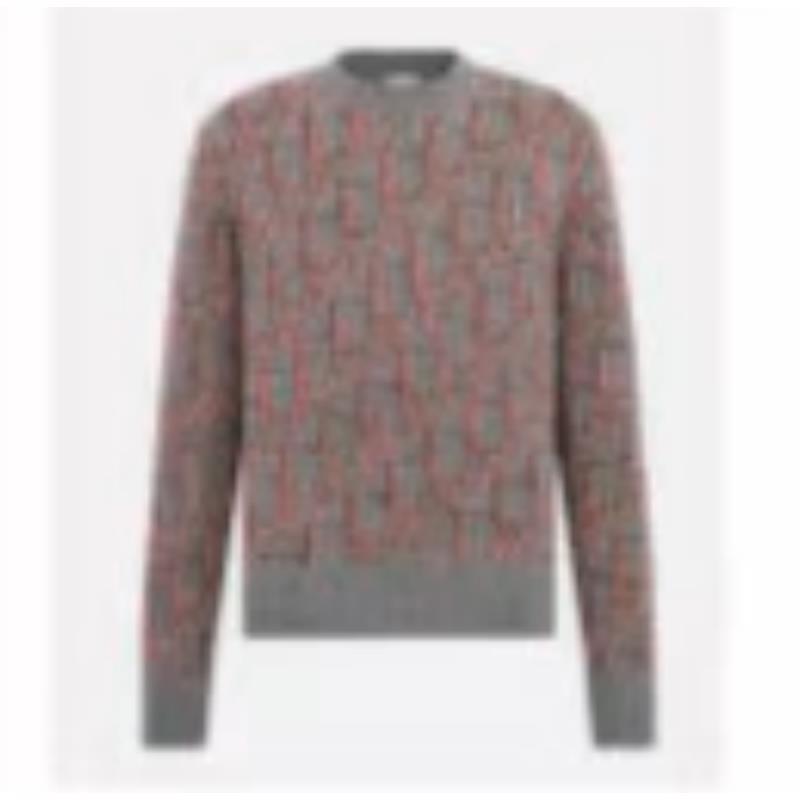 【YH】2025秋冬新款满印老花字母提花圆领毛衣A8099