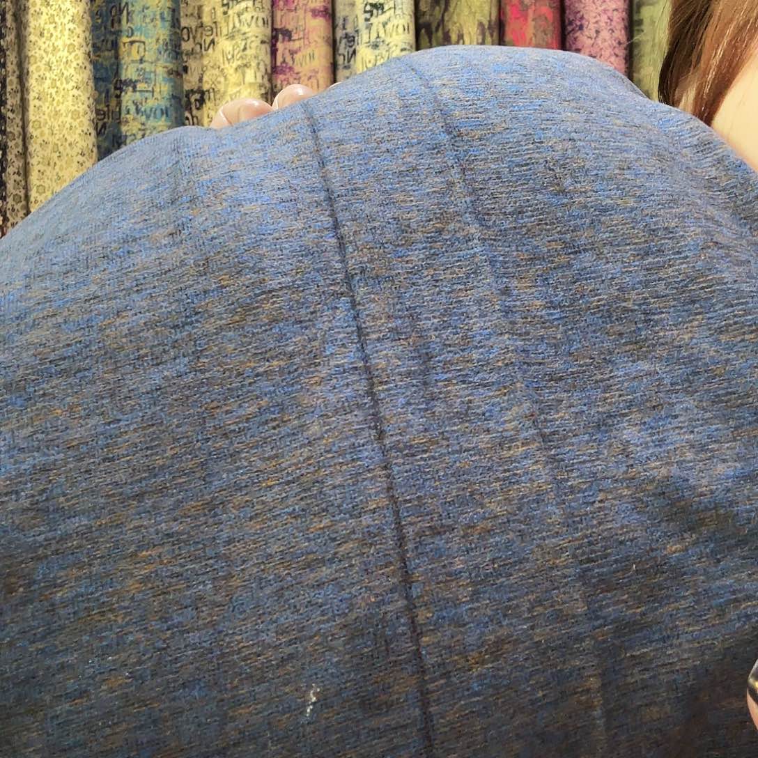 炫彩蓝色2米折印瑕疵