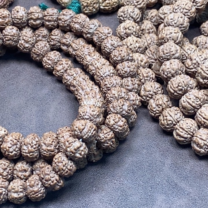 桑***美金刚菩提吊坠108原皮二代盘龙