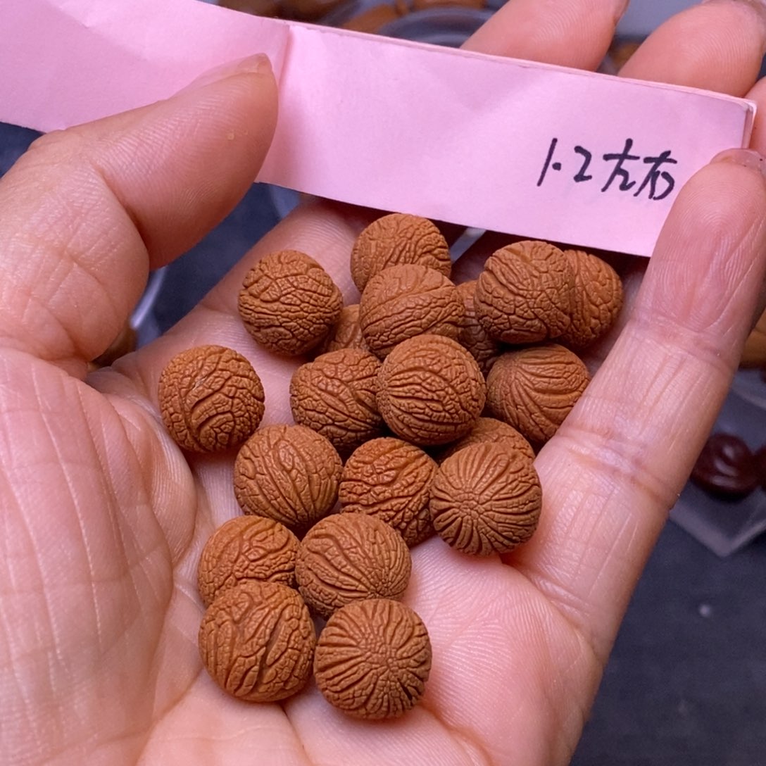 秦岭龙纹桃核20颗