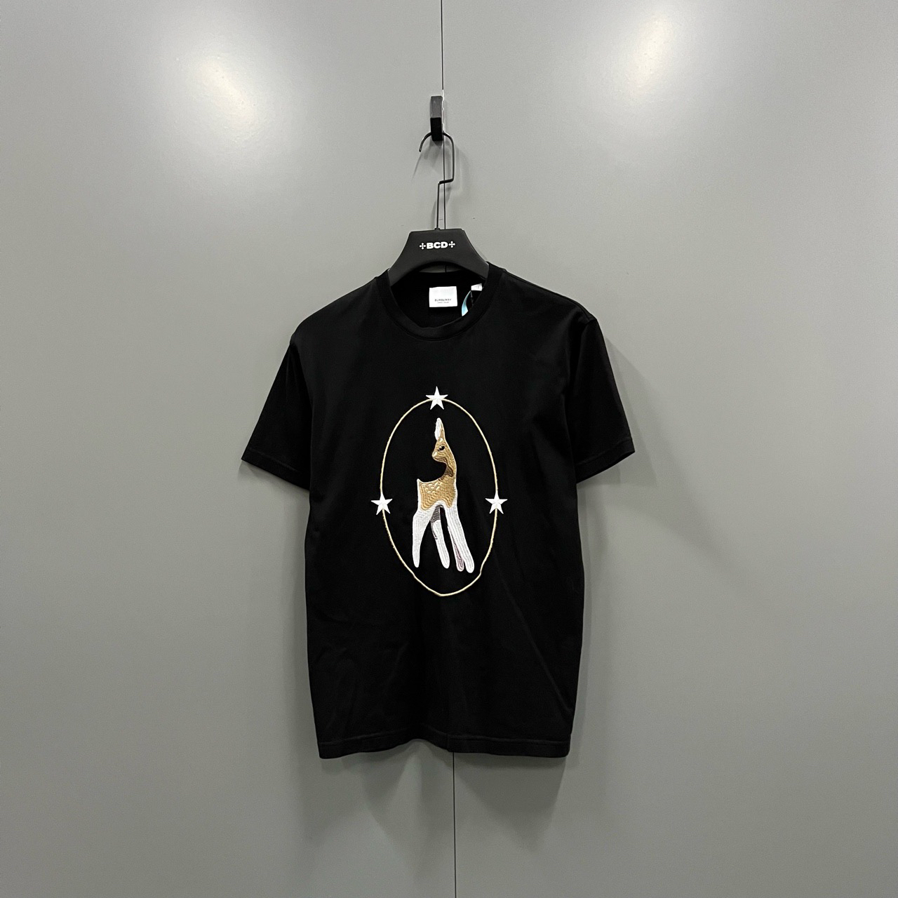 95新 BURBERRY/博柏利 （原）小鹿刺绣短袖 XXS码/95新/ fg208171