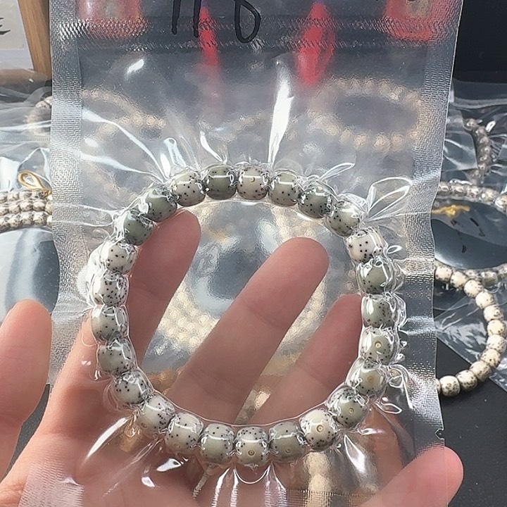 星月菩提手串刘*傅糯冰大留白